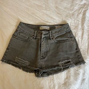 Bullhead Highwasted Army Green Shorts